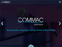 Tablet Screenshot of commac.com.br